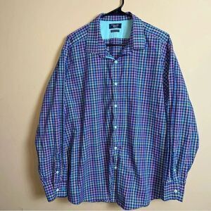 Original Penguin Heritage Slim Fit Bright Colored Long Sleeve Button Down Shirt